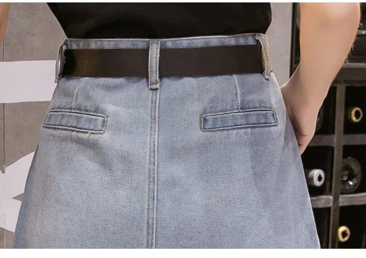21 women denim skirt