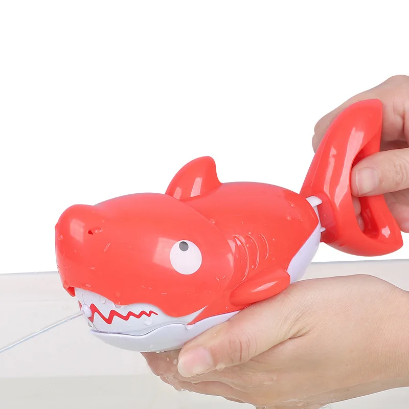 Детские игрушки для ванной игрушки-брызгалки Акула водяной пистолет летняя детская игровая воды для душа и ванной водная игрушка Детские подарки на день рождения