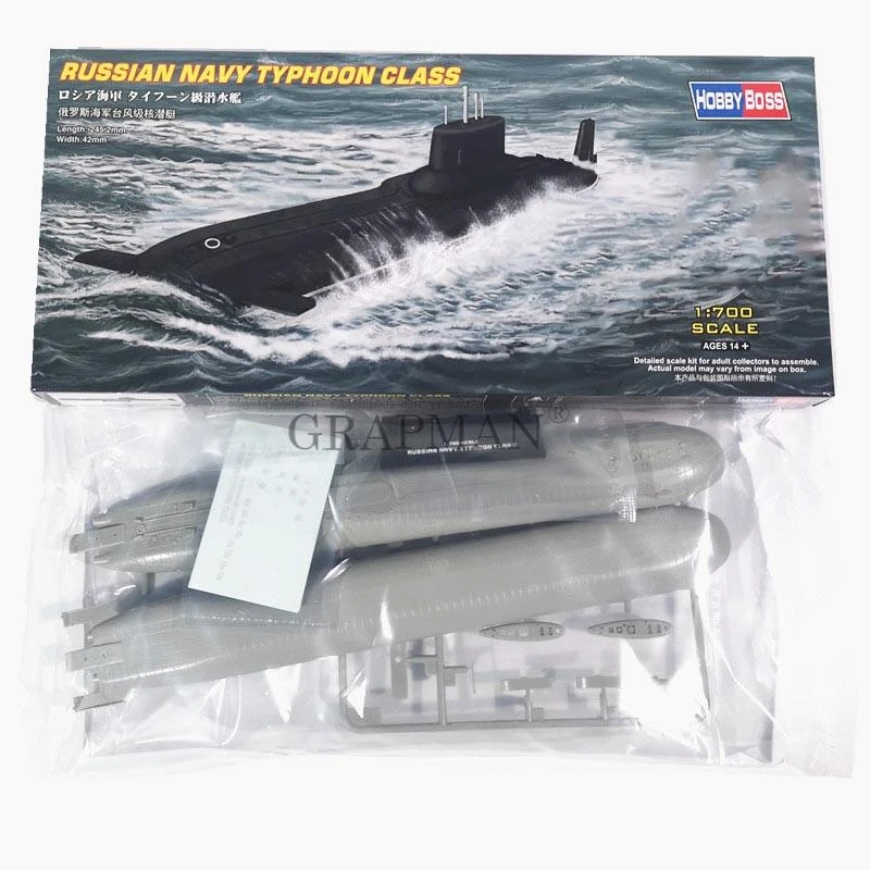 Hobby Boss Russian Typhoon Class Submarine Boat Model Building Kit 