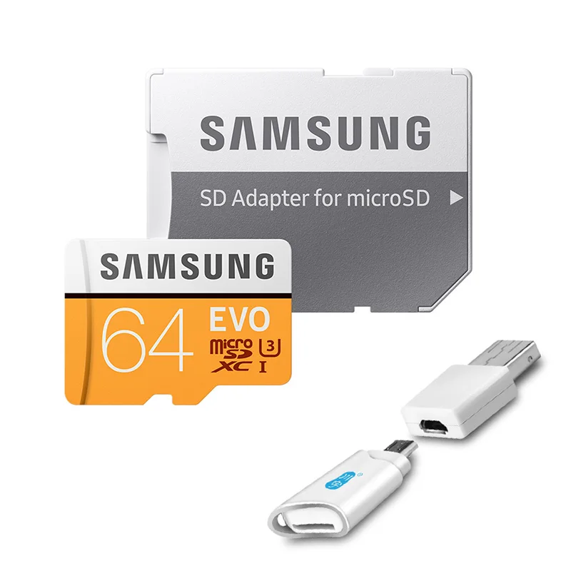 SAMSUNG EVO Micro SD 128 ГБ 32 ГБ 64 Гб 256 ГБ 512 Гб Micro SD карта памяти 32 64 128 ГБ Флэш-карта SD/TF MicroSD U1 U3 для телефона - Емкость: MB-MP64G-KT5-C310