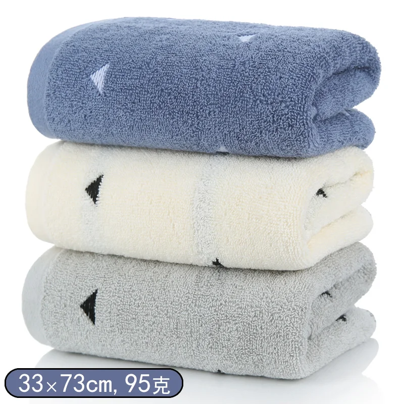 Роскошный набор полотенец высокого качества для взрослых, хлопковое простое быстросохнущее полотенце s Essuie, основное плотное мягкое полотенце из трех частей для ванной комнаты FF60T36 - Цвет: M