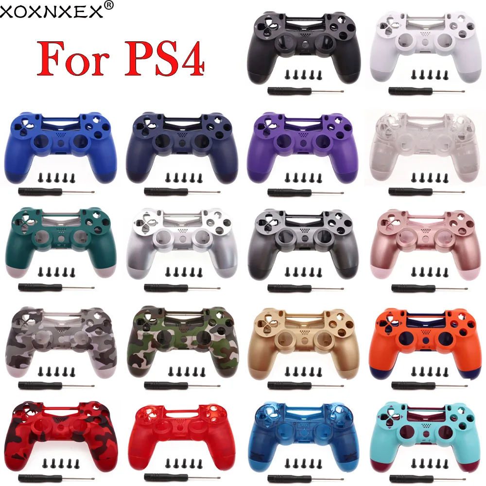 1Set Ps4 Jdm-055 Controller Anteriore Posteriore Custodia In Plastica Dura Opaca Custodia Shell Per Ps4 Jdm-055 Jds 055 Jds050 Gamepad
