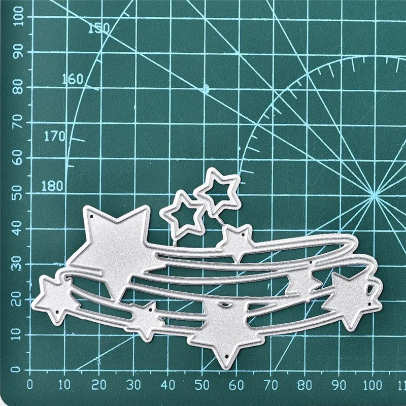 Металлические резные штампы DiyArts Star Line In The Night Sky для скрапбукинга трафарет