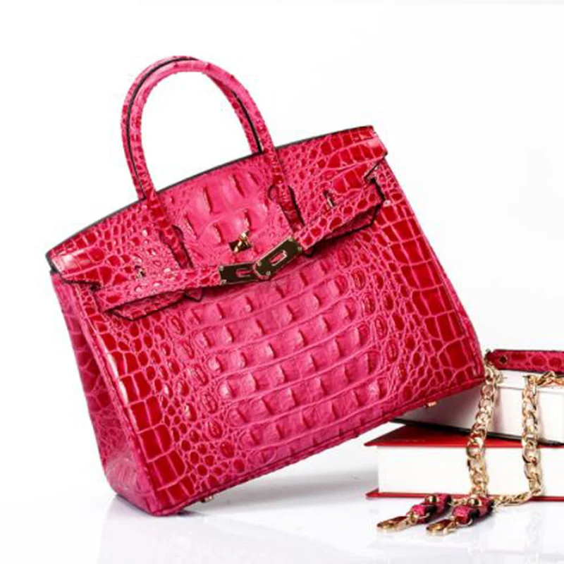 Новинка, крокодиловый узор, женская сумка-мессенджер, большая натуральная кожа, мода, женская сумка, сумка через плечо известного бренда, высокое качество, сумка