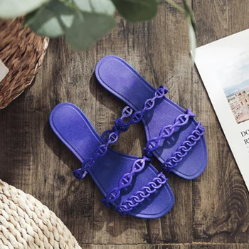 

Woman Comfortable Solid Slippers 2020 Ladies Slides Female Casual Flats Women's New Beach Shoes Women Fashion Footwear