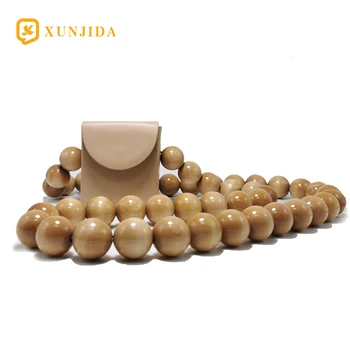 

XUNJIDA 2020 NEW Retro Small Square Bag Rosary Beaded Crossbody Bags for Women Mini Messenger Bag PU Handbags Shoulder Bag