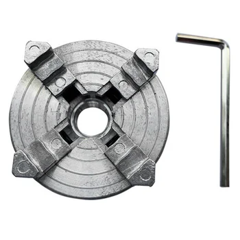 

Four 4 Jaw Chuck Z011A For Metal Mini Lathe M12X1Mm Threaded Back 1.8~56Mm/12~65Mm Mini Collet Lathe Accessory