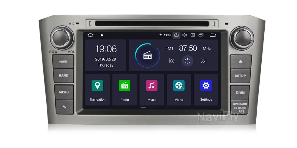 Discount PX5 Octa Core Android9.0 4G RAM 64G ROM Car Multimedia Audio for Toyota Avensis/T25 2003-2008 Radio GPS Navigation Video 4G WIFI 9