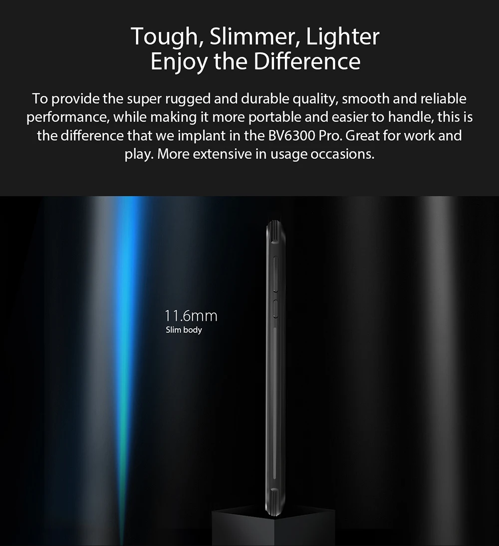 BLACKVIEW BV6300 Pro Helio P70 6GB+128GB IP68 Waterproof Rugged Smartphone 4380mAh NFC Mobile Phone Android 10.0