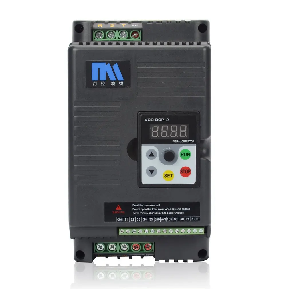 

0.75KW/1.5KW/2.2KW/3.0KW/4KW/5.5KW Frequency Inverter Spindle Driver & Extension Cable Box 380V For Fan Lathe Sale