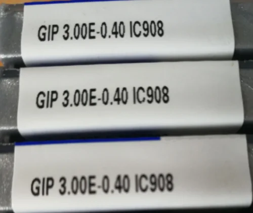 ISCAR 10 шт. карбидные вставки GIP 3.00E-0,40 IC908