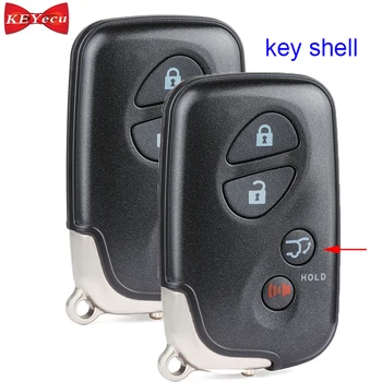 

KEYECU 2pcs for Lexus RX350 RX450 LX570 CT200h Remote Car Key Shell Case Fob Housing for HYQ14ACX With SUV Trunk Button