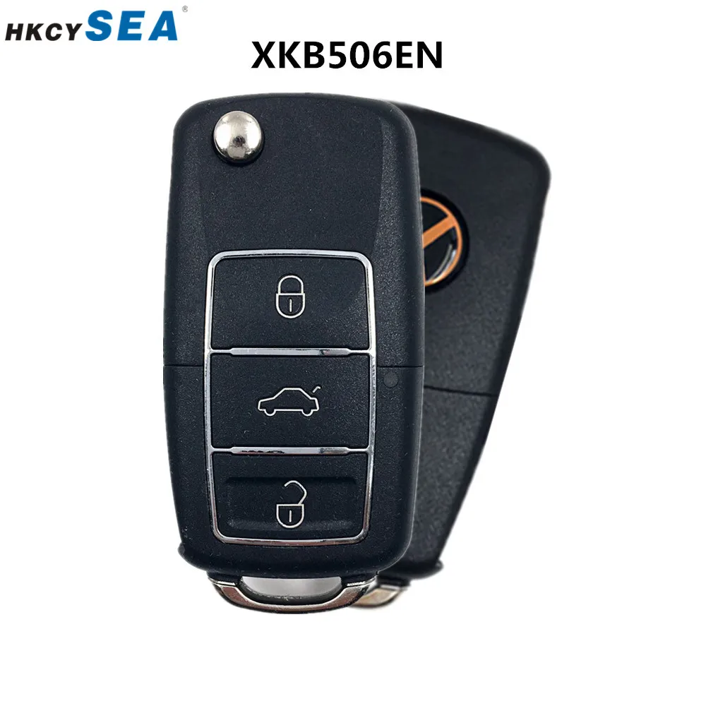10 шт., Xhorse 2/3 кнопки универсальные Проводные пульты Автомобильный ключ для Фольксваген В5 стиль VVDI2 VVDI мини ключ инструмент программист - Цвет: XKB506EN