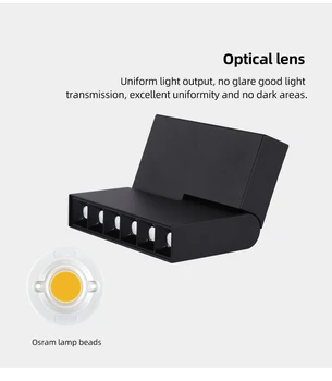 

Hartisan LED Track Lighting Fixtures Magnetic Spotlight COB LED Ceiling Track Light Foldable Home Shop Adjustable Spot Lights