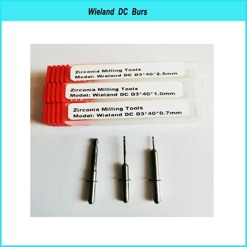 

Zirconia burs milling tools 0.6,1.0,2.5mm Germany Diamond coating for CADCAM Machines