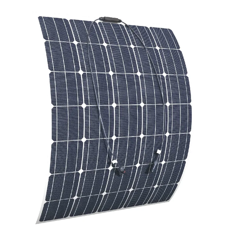

50W Solar Panel Monocrystalline Solar Cell Flexible for Car/Yacht/Steamship 12V Solar Battery