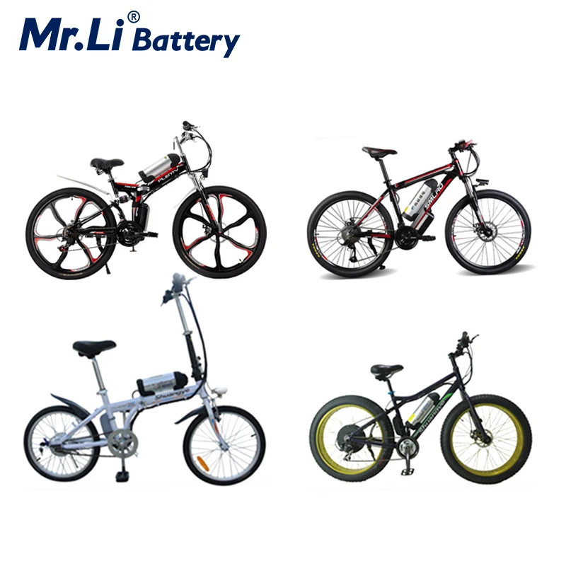 Mr.Li 36V  E-bike Battery Pack 10Ah 12Ah Lithium-ion Rechargeable Battery Pack with Build in BMS Kit For 360W 480W 576W Motor