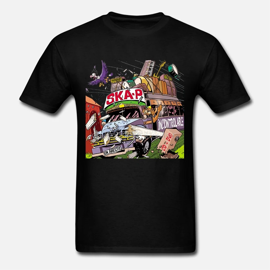 El auténtico ska p SkaP camiseta de moda para hombre Punk Rock camisetas de manga corta Casual vestido de verano estampadas| | - AliExpress
