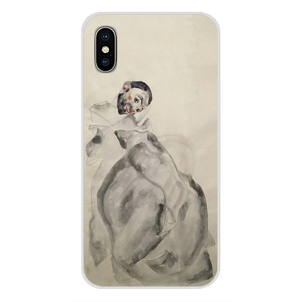 Для Apple iPhone X XR XS 11Pro MAX 4S 5S 5C SE 6S 7 8 Plus ipod touch 5 6 Egon Schiele аксессуары чехлы для телефонов