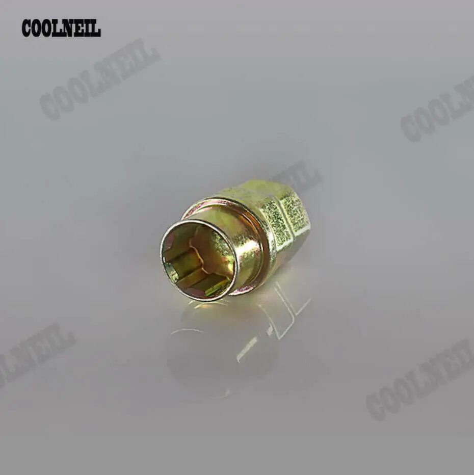 M12 x 1,5 4+ 1 шт. Алюминий сплав автомобиль, Автогонки стопорных колец болтовые гайки консоль тюнера анти Thieft серебро
