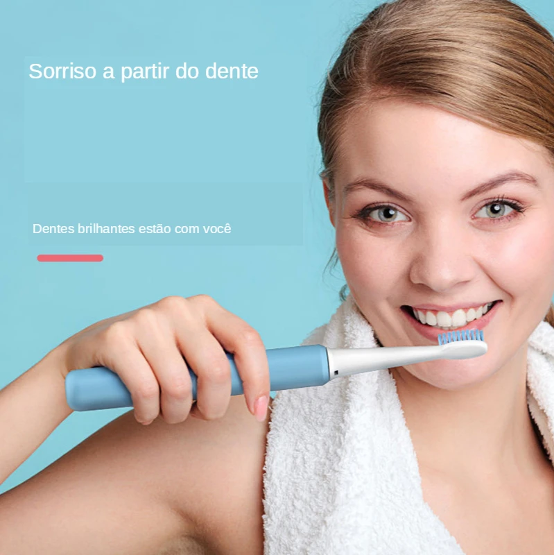 Sonic Toothbrush Men And Women Adult Household Non-Rechargeable Soft Bristle Fully Automatic Waterproof Couples T | Красота и