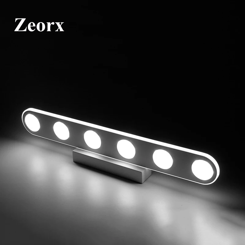 ZEORX 27/37/47 см 10/14/18in настенный светильник Ванная комната 8 Вт/11 Вт/13 Вт светодиодный