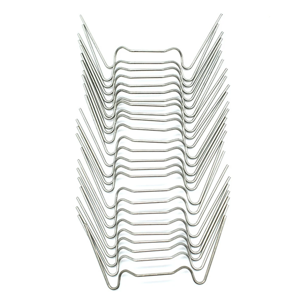 

25pcs Glazed Clips Thick Greenhouse Glazing Clips Tool Galvanized Steel Spring Wire Glazing Clips Strong Holding Clamps