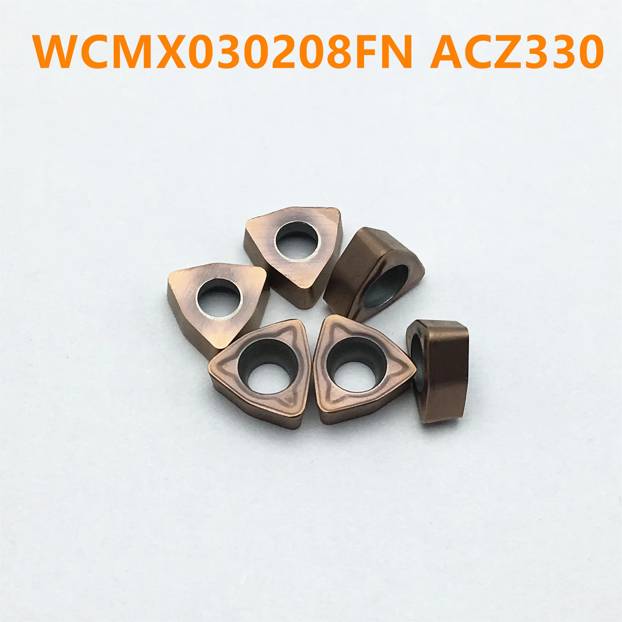 20 шт. u-образное буровое долото WCMX030208FN ACZ330 инструмент с ЧПУ для стали и нержавеющей стали u-образное сверло WCMX030208 ACZ330