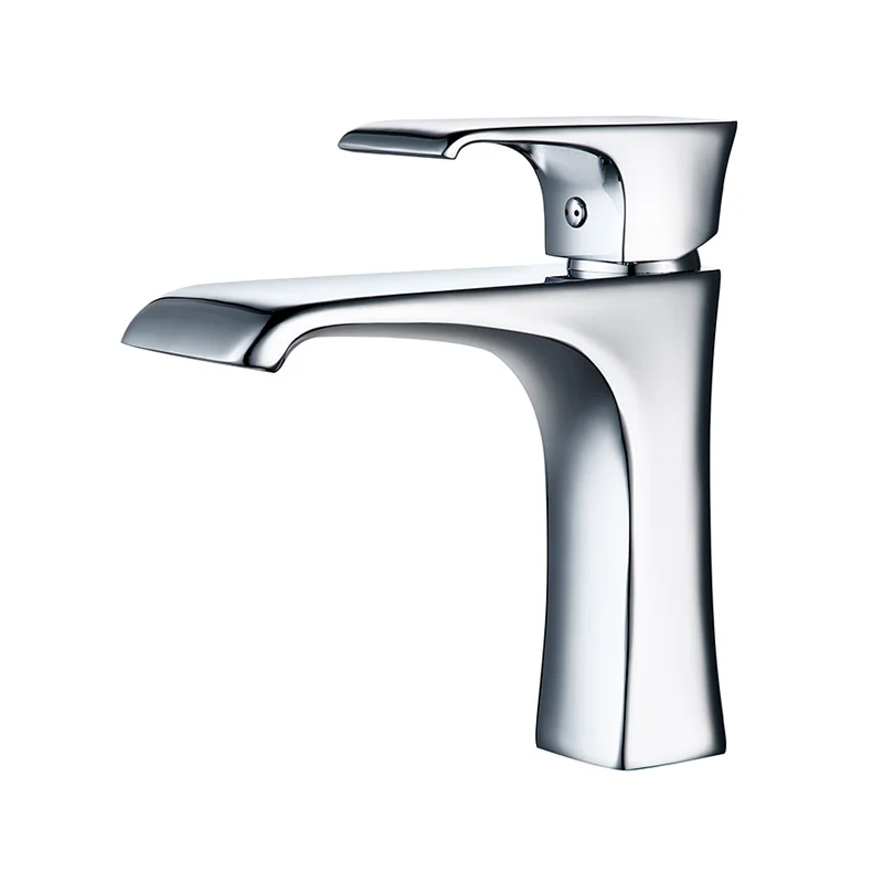 Смеситель для раковины Beiluode MT2004 хромированный кран в ванной комнате крепление на