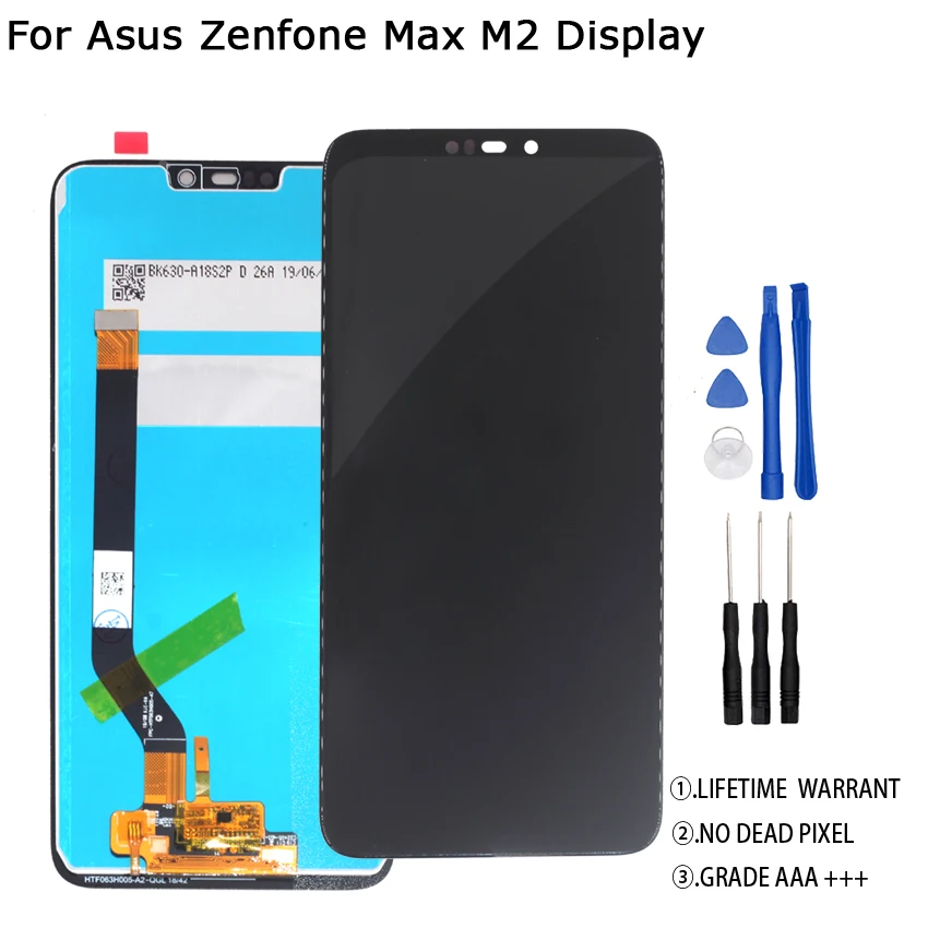 

For Asus Zenfone Max M2 LCD Display Touch Screen Digitizer ZB633KL ZB632KL Screen LCD Display Assembly For Zenfone Max M2