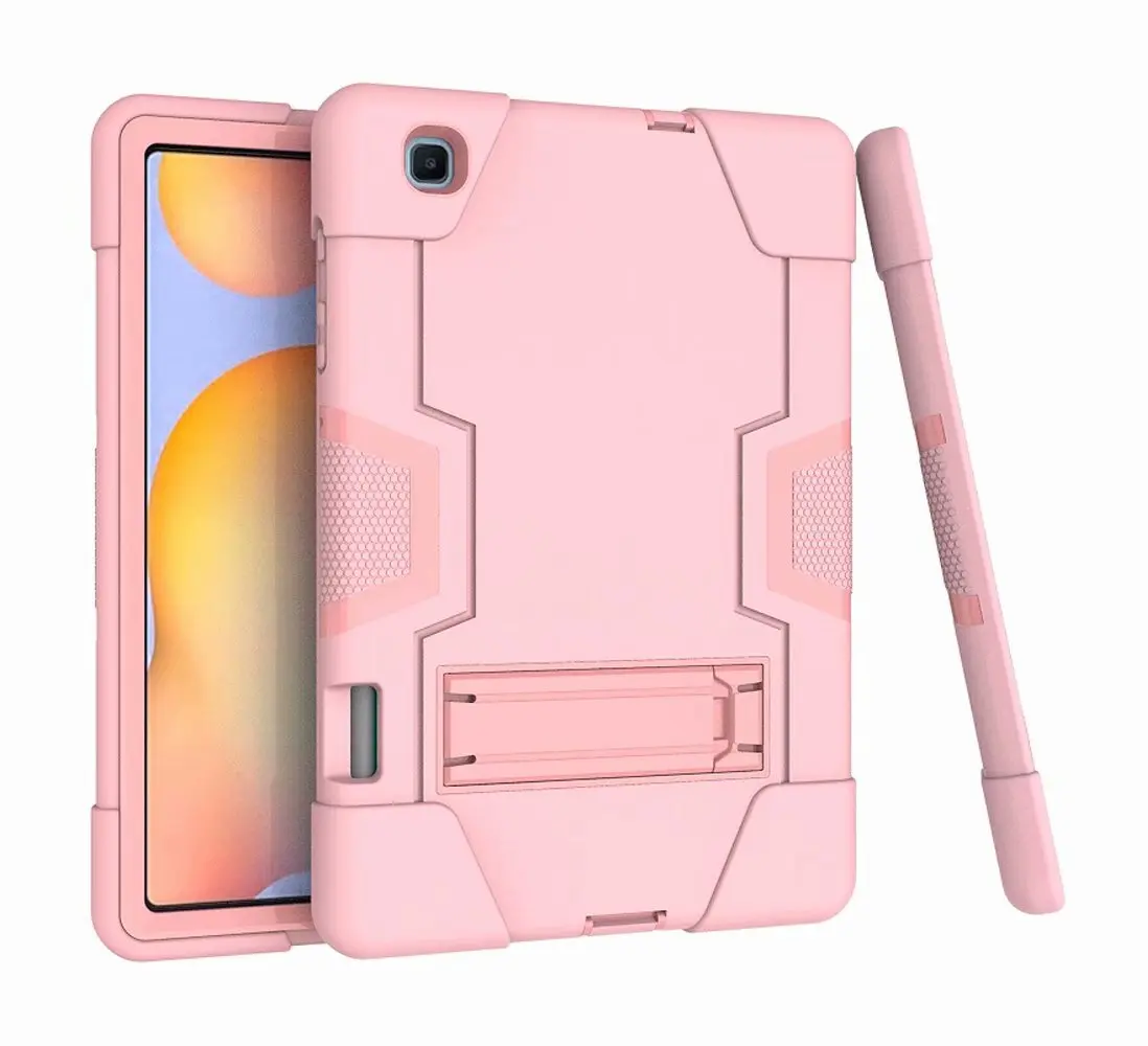 Funda For Samsung Galaxy Tab S6 lite 10.4 SM-P610 P615 2020 Hard Shell Safe Kids Armor Soft Shockproof Silicon With Pen Holder | Компьютеры