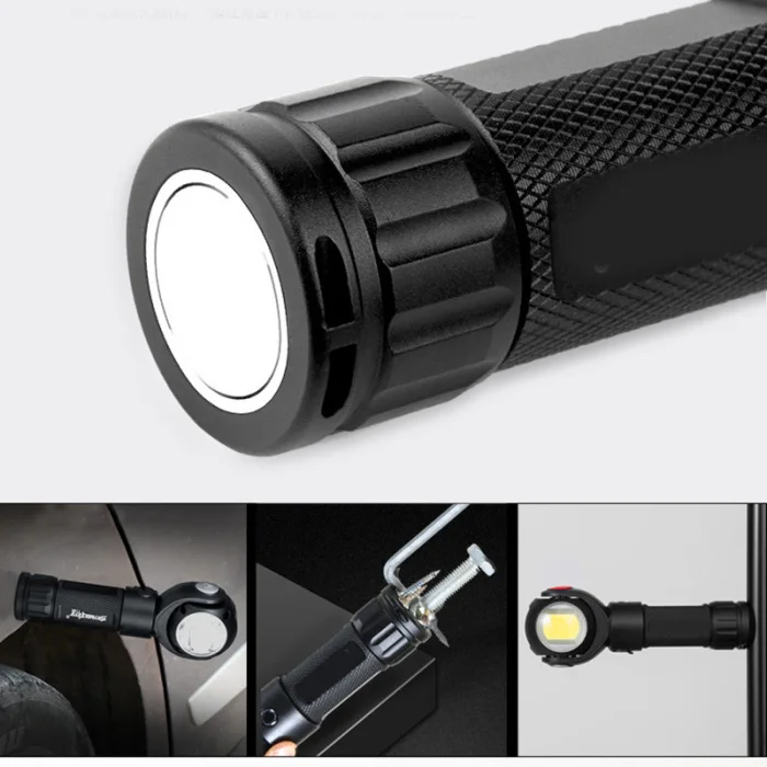 Высокое качество 360 градусов вращающийся магнит светодиодный USB фонарик с зарядкой фонарь рабочий светильник для наружного светильник ing I88#1