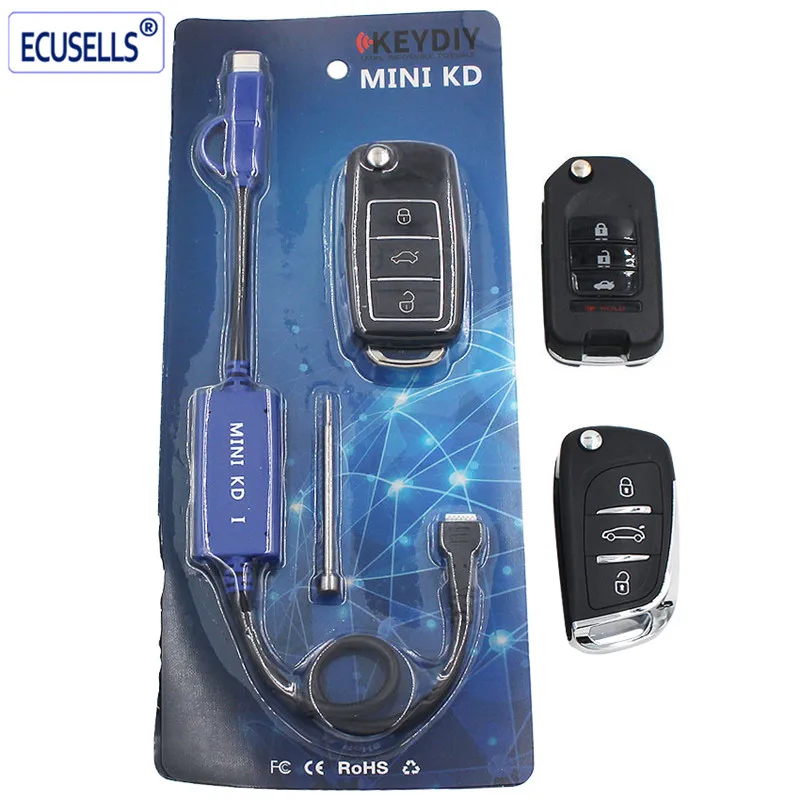Оригинальный дистанционный генератор ключей KEYDIY Mini KD пульты дистанционного