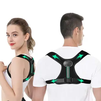 

Posture Corrector for Women and Men, Adjustable Upper Back Brace for Posture Support, Back Straightener Spine Device
