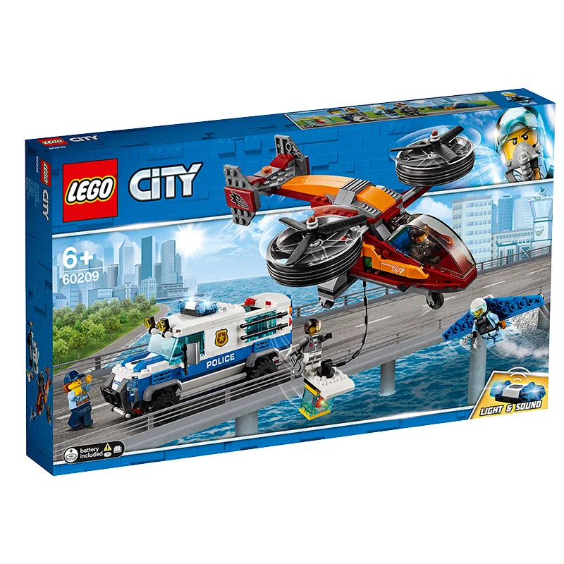 

LEGO March New Products City Series Air SWAT Diamond Robbery 60209 Lego Toy Building Blocks