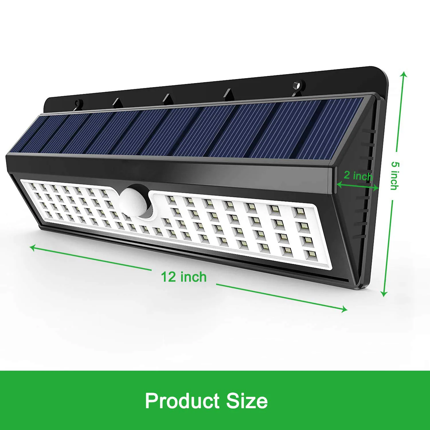 Amazon горячие продажи 62led 650 люмен настенный светильник для сада солнечный открытый зондирования настенный светильник