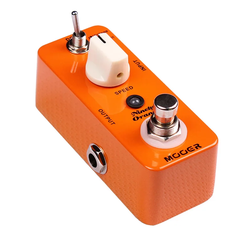 MOOER Ninety оранжевый Phaser эффект гитары педаль процессор 2 режима работы Винтаж современный металлический корпус True bypass