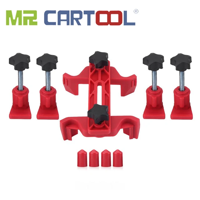 MR CARTOOL 9pcs Universal Cam Automotive Kit Camshaft Lock Holder Engine Timing Sprocket Gear Locking Tool Set 2