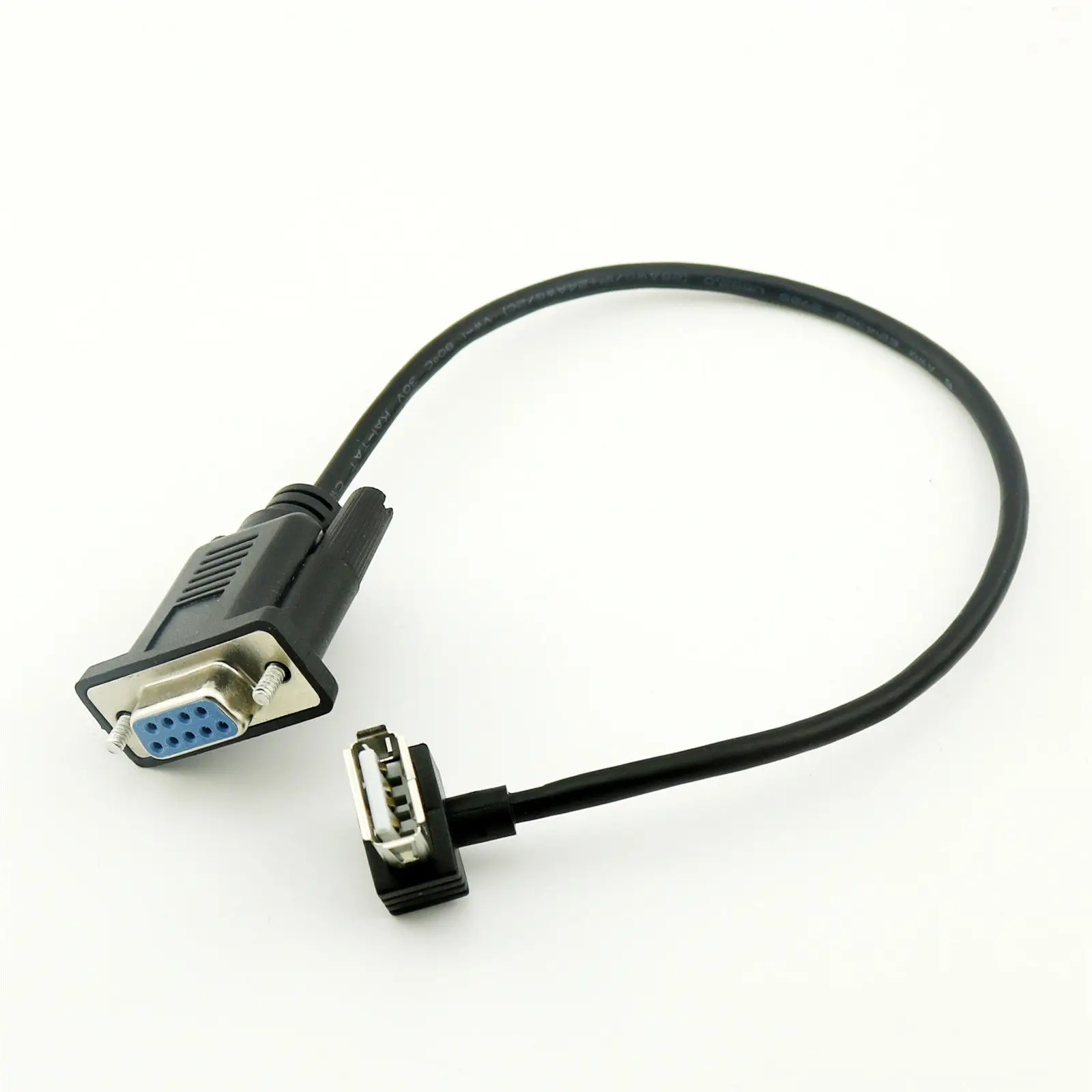 RS232 DB9 мама к USB 2,0 A мама последовательный кабель адаптер конвертер 8 дюймов/25 см позволяет подключить ПК