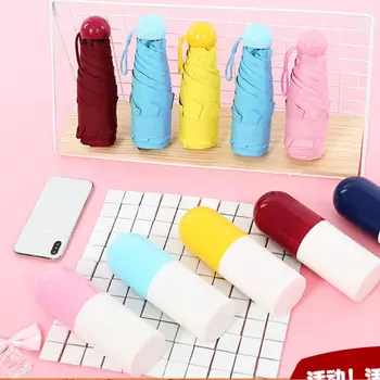 

Multicolor Manual Girl Umbrella Sun Umbrella Portable Mini Outdoor Travel Portable Umbrella Fashion Gifts Home Living