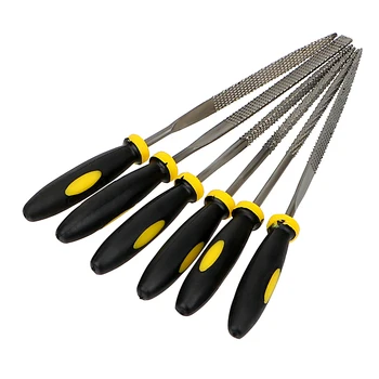 

NICEYARD 6pcs Assorted Rasp Diamond Needle File set Jewelry Wood Grinding Repair Tool Mini Metal File Hand File Tool