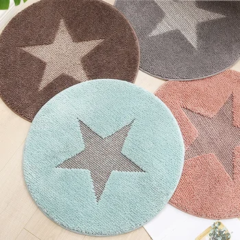 

Nordic Modern Style Cushion Coral Fleece Rug Bedroom Bedside Mat Living Room Coffee Table Carpet Room Decoration Blanket
