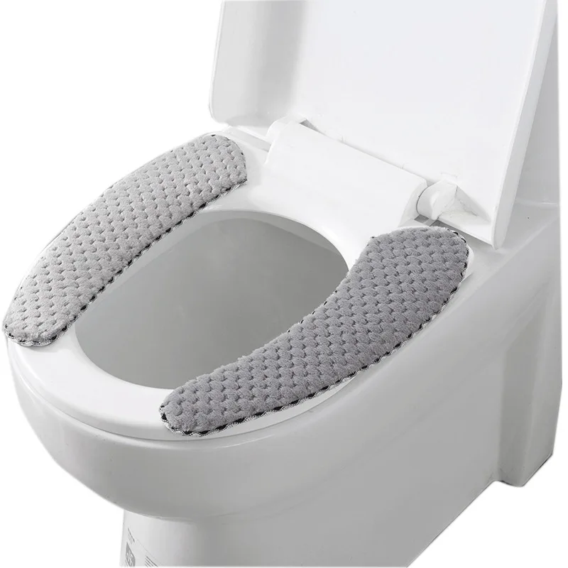 

Static Felt Toilet Pads Soft Winter Adsorption Warm Toilet Seat Mat Toilet Seat Cover for Home Bathroom Supplies Toilet