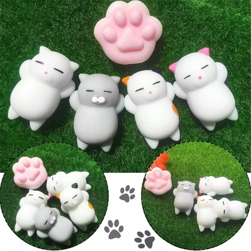 Сжимаемая игрушка в виде животного сквош Сжимаемый Mochi восстанавливающий