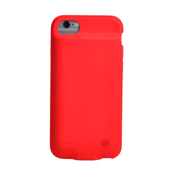 

DuraPro Red Black optional Backup Battery Charger Case For iPhone 6 6s 7 8 Case Powerbank Charger Case Cover