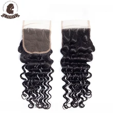 Cheap Liddy Deep Wave 4x4 Lace Closure 100% Human Hair Closure Brazilian Hair Weaving Natural Color Non-remy Hair Frontal Closure Cheap Liddy Deep Wave 4x4 Lace Closure 100% Human Hair Closure Brazilian Hair Weaving Natural Color Non-remy Hair Frontal Closure