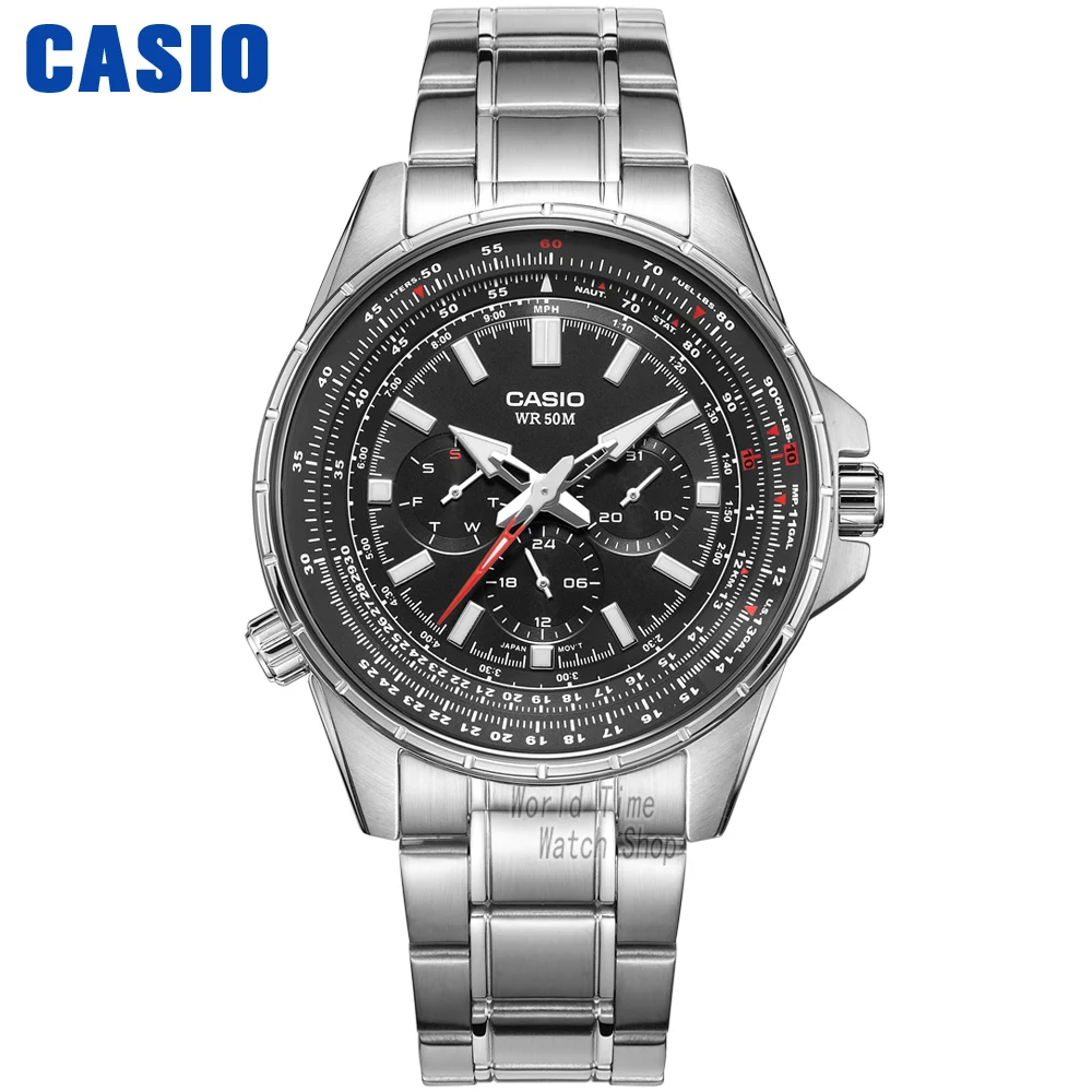 MTPSW320D1A Casio часы наручные часы мужчины лучший бренд роскошные кварцевые часы водонепроницаемые светящиеся мужские часы спортивные военные часы relogio masculino reloj hombre erkek kol saati montre homme zegarek mesk MTP-1375 - Цвет: MTPSW320D1A