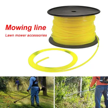 

Vehemo 100m Yellow Wire Line Nylon Line Nylon Trimmer Universal Strimmer Brushcutter Cord Line Nylon Car Accessories