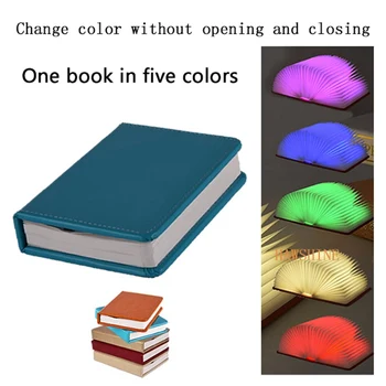 

Portable USB Rechargeable LED Magnetic Foldable Wooden Book Lamp Night Light Desk Lamp Hot Sale For Home Decor