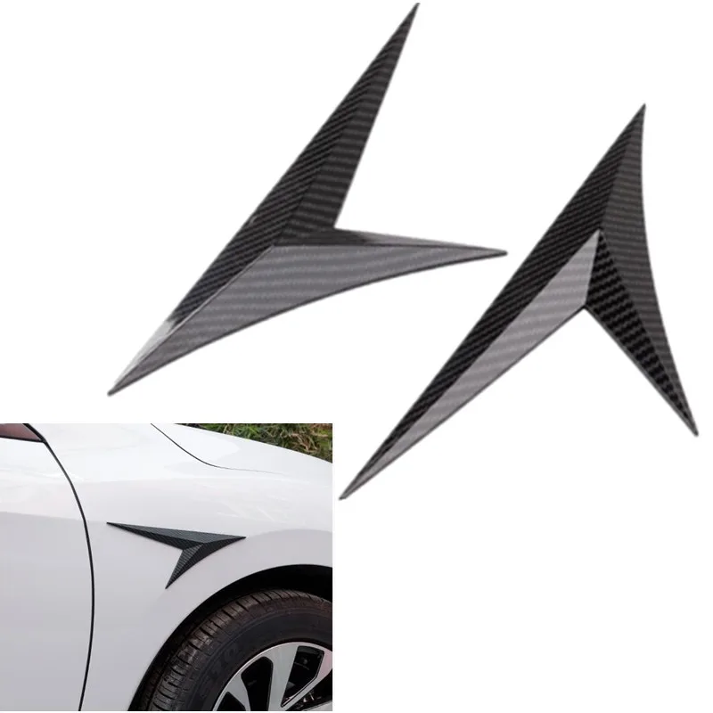 

Car Sticker 2PCS Air Flow Decorative Sticker Sticker DIY Side Vent Artificial accessories For Car